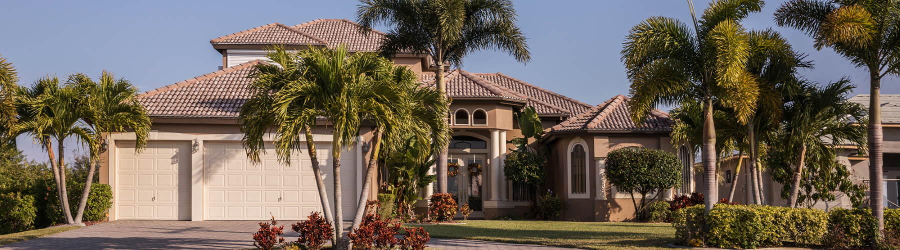 front of 2 story house